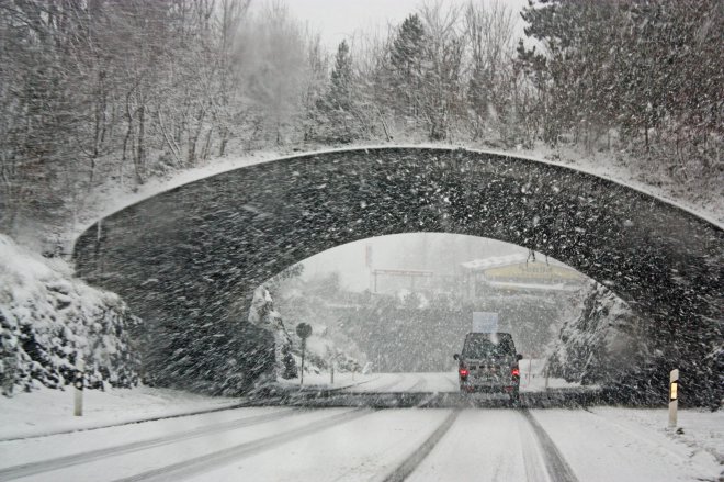 Nevicate per il maltempo