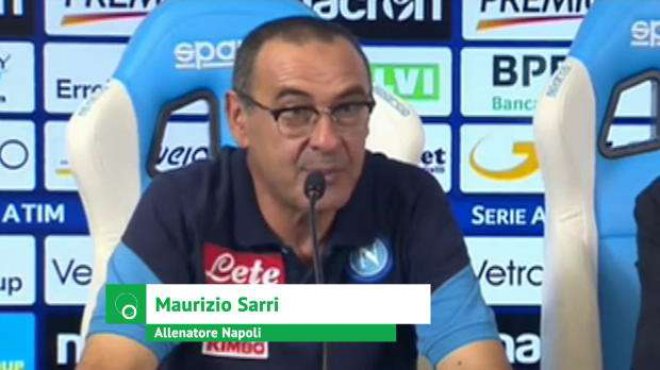 Maurizio Sarri, allenatore del Napoli