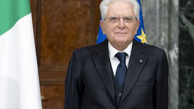 Il Presidente della Repubblica Sergio Mattarella