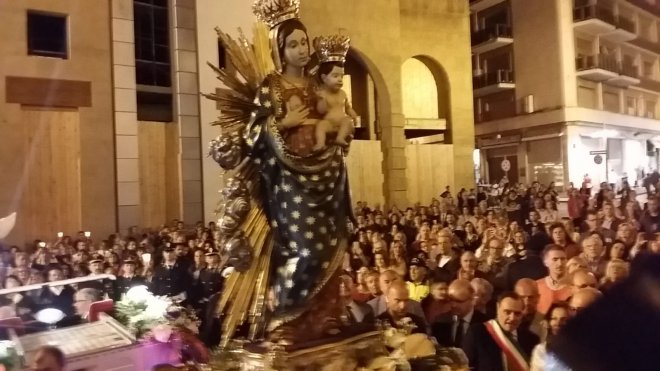 Uscita straordinaria della statua della Madonna delle Grazie 19 maggio 2018