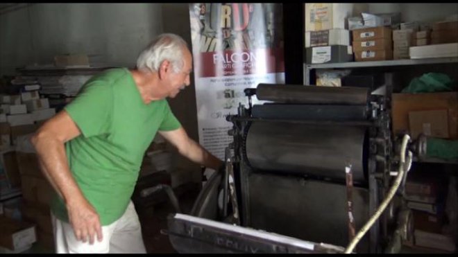 Napoli. Il tipografo che sogna il museo delle macchine antiche per la stampa