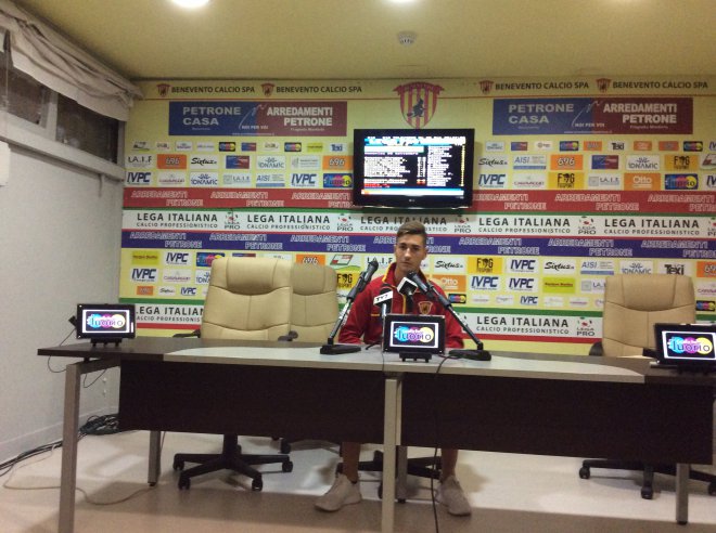 Troiani in sala stampa 