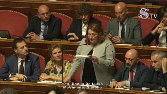 La senatrice M5S Danila De Lucia
