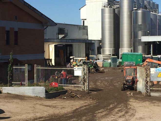 La Cantina Sociale di Solopaca colpita dall'alluvione