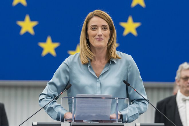 Roberta Metsola, Presidente del Parlamento europeo (Foto Alexis HAULOT - Copyright: © Unione Europea 2024 - Fonte: EP)