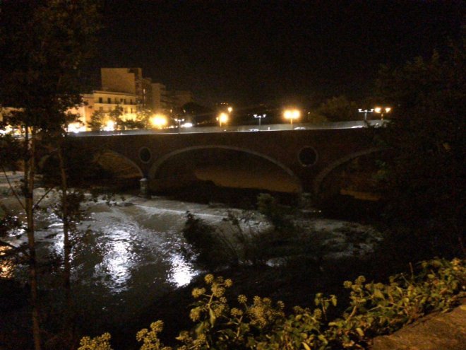 Benevento. Si innalza di nuovo il livello del Fiume Calore (19 ottobre 2015)