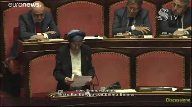 Discussione parlamentare - Emma Bonino