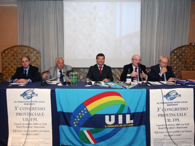 Il congresso della Uil-Fpl all'Hotel President di Benevento