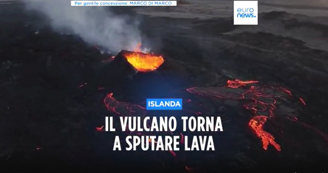 Islanda. Il sistema vulcanico di Reykjanes di nuovo attivo dopo 800 anni