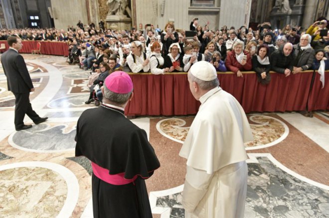 Papa Francesco udienza BN