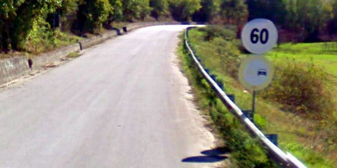 Benevento. Strada provinciale SP 60 (limite di velocita)