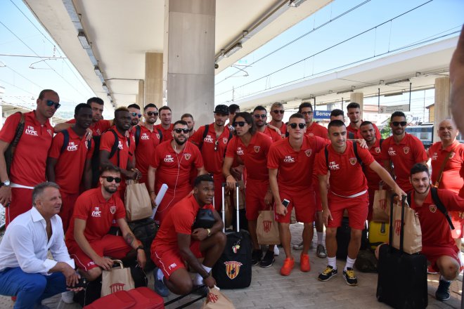 Il Benevento Calcio parte per il primo ritiro della Serie A