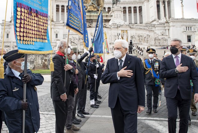 25 Aprile. 77o anniversario della Liberazione: il presidente Mattarella riceve le Associazioni Combattentistiche