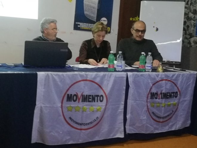 M5S. Marianna Farese e Nicola Sguera (marzo 2017)