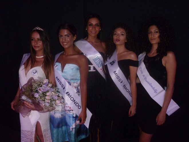 Le cinque classificate a Miss Mondo per la tappa di Pontelandolfo