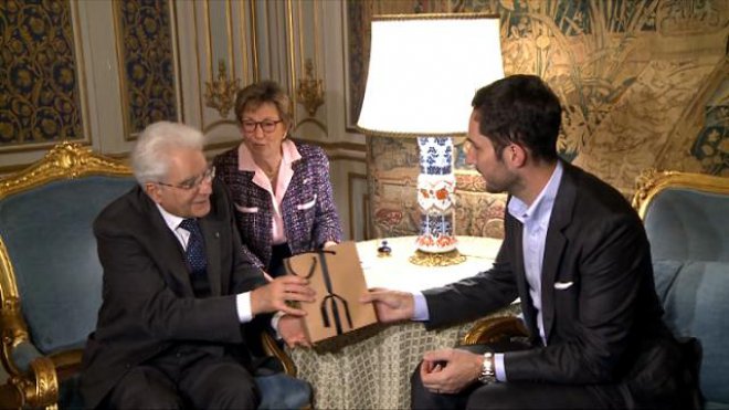 Selfie con Mattarella per il fondatore di Instagram al Quirinale