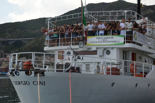 La Giorgio Cini, Nave Ammiraglia della Guardia di Finanza