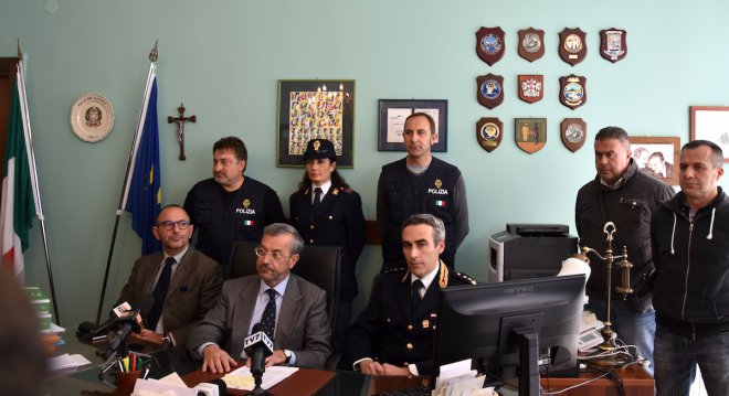 Arresto Paolo Messina jr, conferenza stampa in Procura