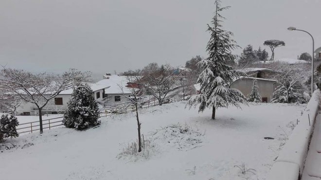 Neve nel Sannio: San Nazzaro. Foto Marco Mirra (18 gennaio 2016)