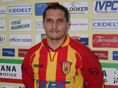 David Mounard con la maglia del Benevento (foto arturorusso)