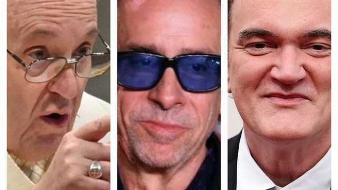 Papa Francesco, Quentin Tarantino e Tim Burton