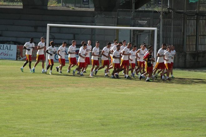 Primo allenamento Benevento