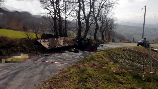 Montefusco (Avellino). Incidente agricolo in frazione S. Egidio