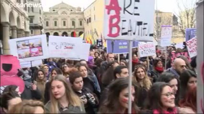 Mainifestazione per i diritti delle donne