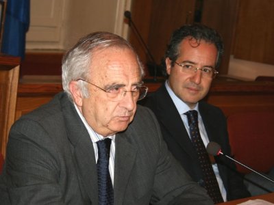 Giovanni Fuccio, consigliere nazionale ODG e Fausto Pepe sindaco di Benevento