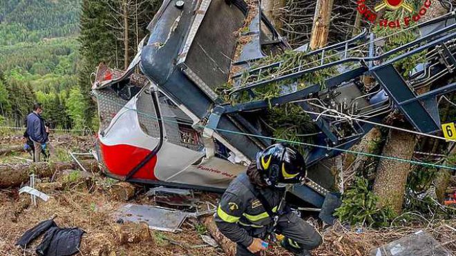 Funivia Stresa-Mottarone: cabina precipitata per manomissione dei freni