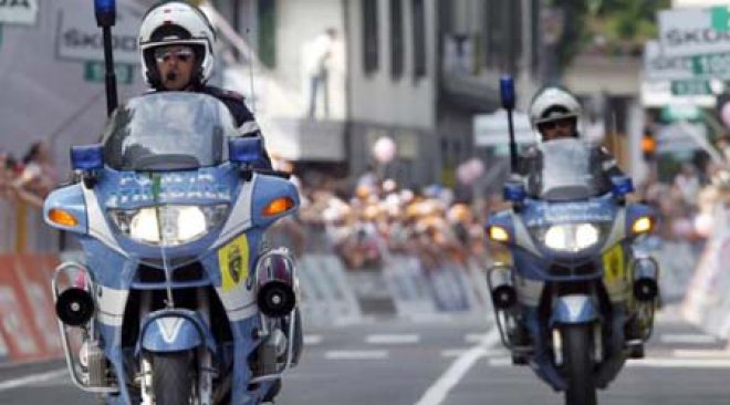 Polizia Stradale al Giro d'Italia