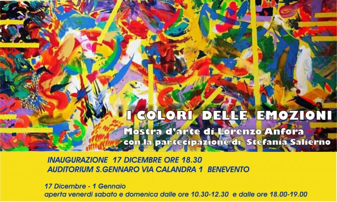 Benevento. Mostra: I colori delle emozioni