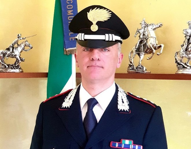 Capitano Francesco Altieri, comandante della Compagnia Carabinieri di Cerreto Sannita