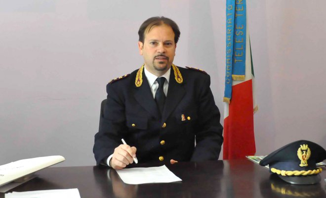 Flavio Tranquillo, dirigente del Commissariato di Pubblica Sicurezza di Telese Terme