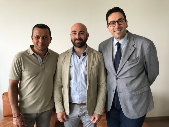 Donato Scarinzi, Lino Fiscarelli e Paolo Palumbo