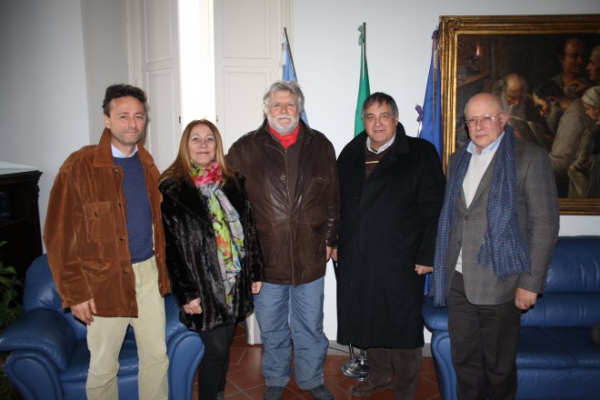 Da sx Marco Ziccardi, Libera Del Grosso, Franco Nardone, Vincenzo D'Elia e Federico de Cristofaro