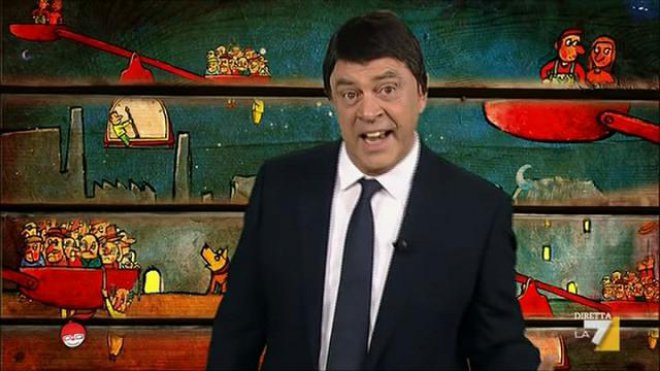 Comedy. Crozza-Renzi sulle unioni civili: Il Pd ha un cuore: abbiamo adottato Alfano