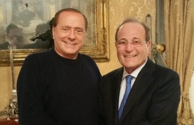 Berlusconi e Mino Izzo
