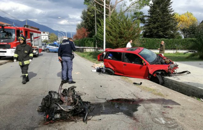 Incidente mortale tra Amorosi e S. Salvatore Telesino (26-10-2017)