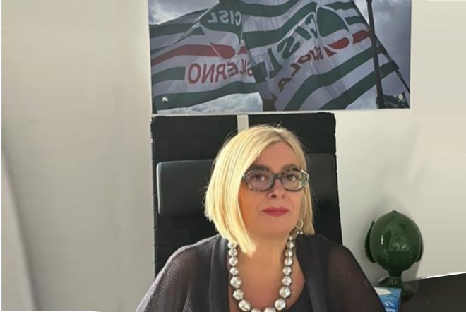 Maria Carmela Cortazzi, Segretaria Generale Cisl Salerno
