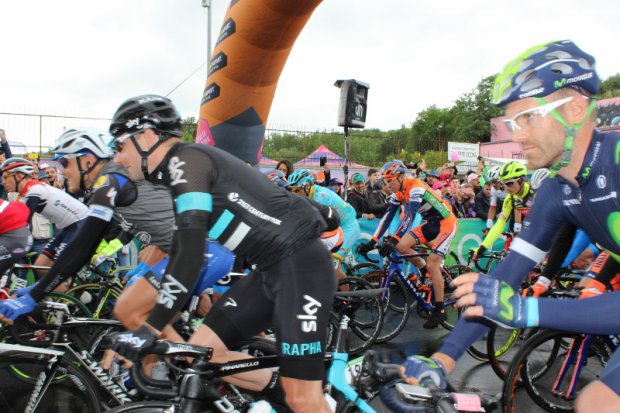 La partenza del Giro da Ponte