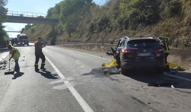 incidente mortale sulla SS 372