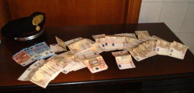 I soldi sequestrati