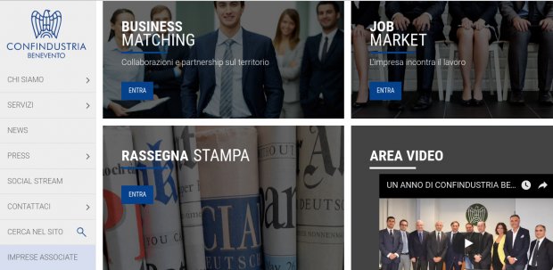 Nuovo sito Confindustria Benevento