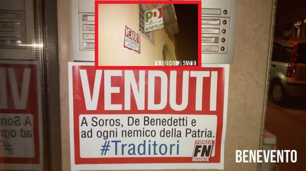 Cartelli Forza Nuova