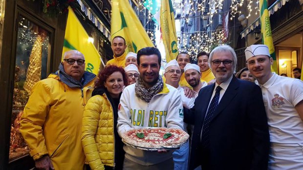 Pizza patrimonio Unesco, festa a Napoli
