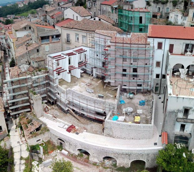 Lavori in via Dietro gli Orti - Guardia Sanframondi