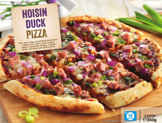 Pizza Duck (surgelata), un gusto strano che piace agli stranieri