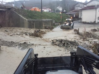 Strade allagate a Ginestra degli Schiavoni IL 2 DICEMBRE 