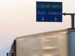 lo svincolo per la Telese - Caianello